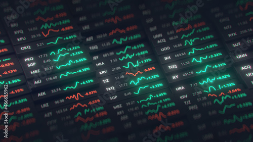 Stock market fictional tick...