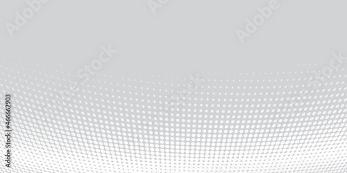 Abstract white and gray backdrop Modern Halftone Wave Background Design