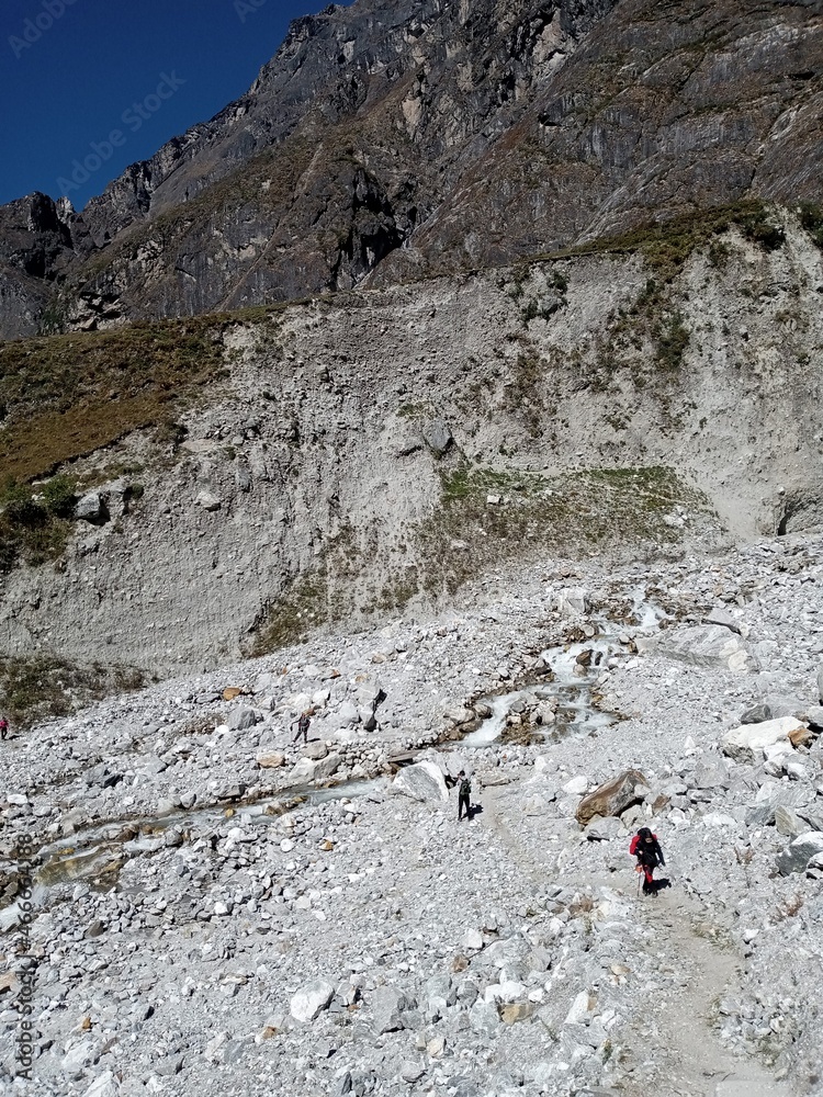 Beautiful Langtang Valley trekking in Nepal