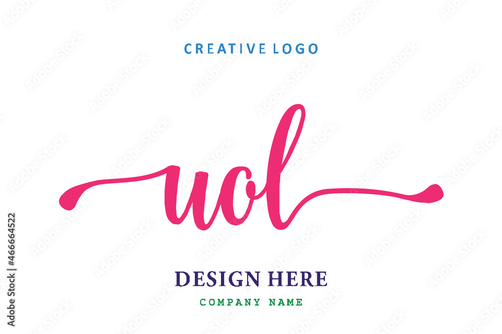 UOL lettering logo is simple, easy to understand and authoritative UOL lettering logo is simple, easy to understand and authoritative