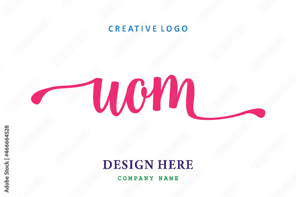 UOM lettering logo is simple, easy to understand and authoritative UOM lettering logo is simple, easy to understand and authoritative