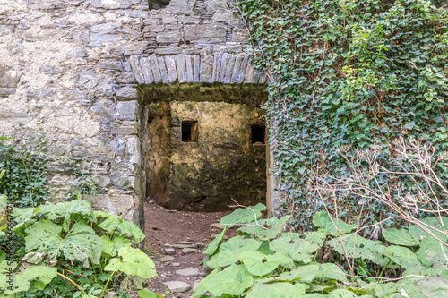 The remains of Raphoe castle in County Donegal - Ireland