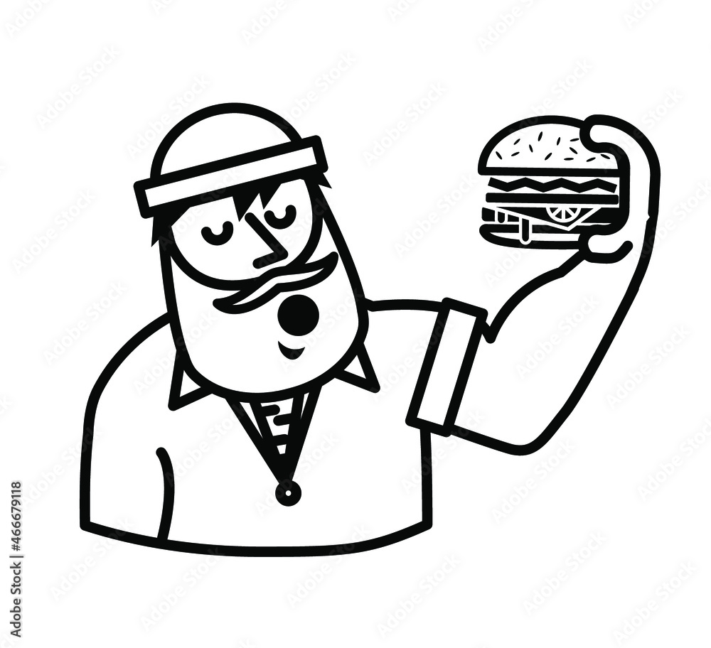 hamburger - obrazy, fototapety, plakaty 