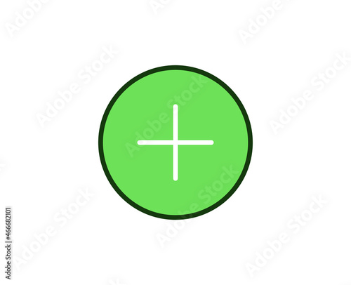 Free Download Plus flat icon. Thin line signs for design logo, visit card, etc. Single high-quality outline symbol for web design or mobile app. Sign outline pictogram. - GFXLoad