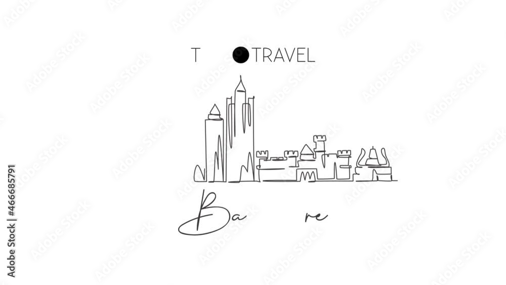 Animation of one single line drawing of Bangalore city skyline, India. Historical town landscape in world. Best holiday destination. Editable continuous line self draw animated. Full length motion. Animation of one single line drawing of Bangalore city skyline, India. Historical town landscape in world. Best holiday destination. Editable continuous line self draw animated. Full length motion.