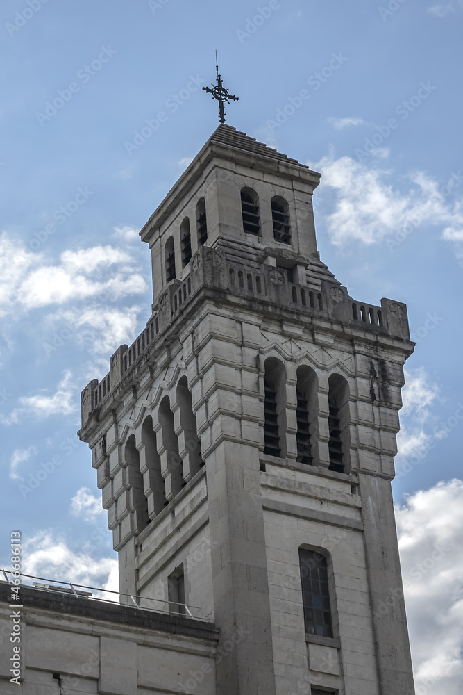 Neo-Byzantine style Basilique du Sacre Coeur. Grenoble, department Isere, Rhone-Alpes, France. Neo-Byzantine style Basilique du Sacre Coeur. Grenoble, department Isere, Rhone-Alpes, France.