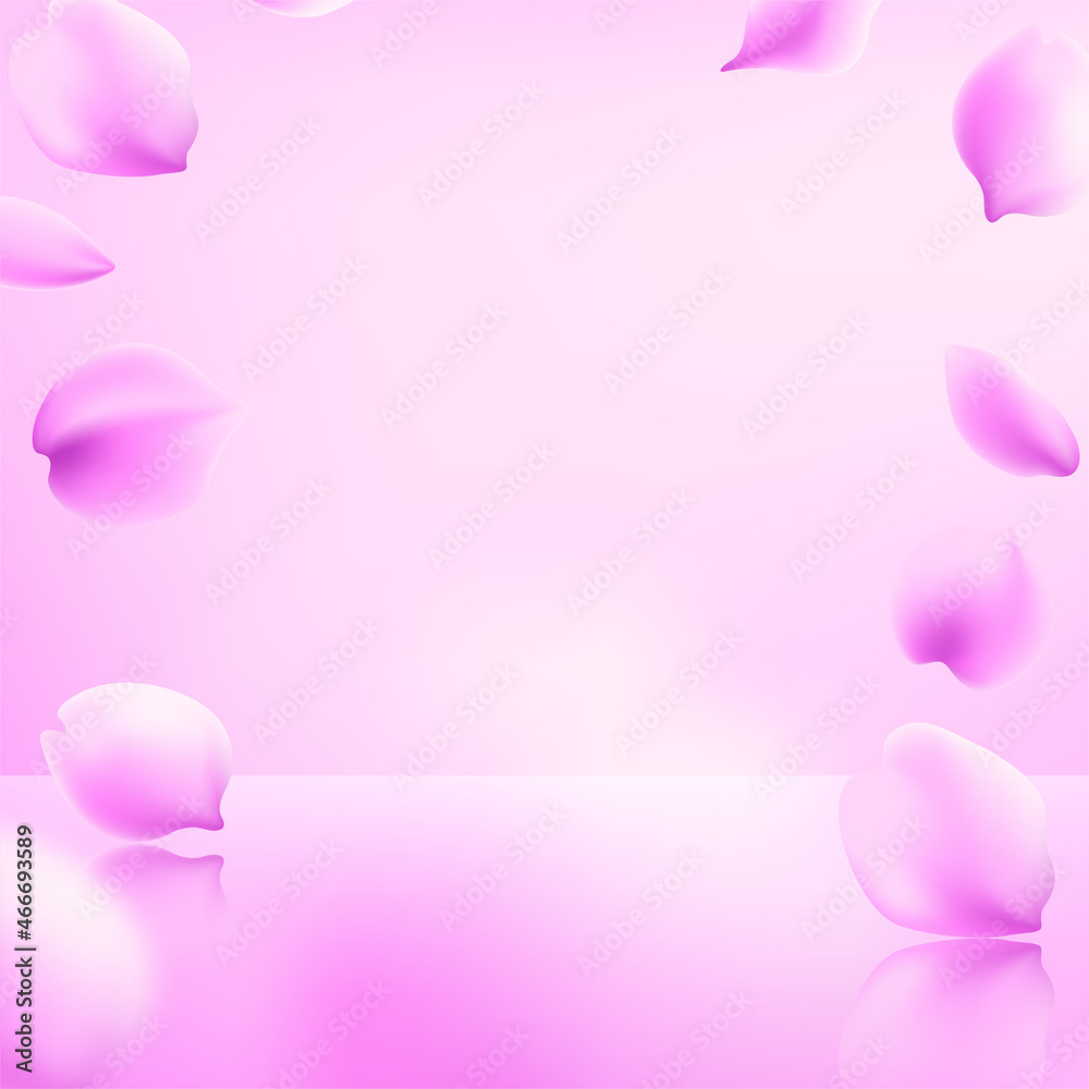 Obraz premium Nature background with pink sakura flowers
