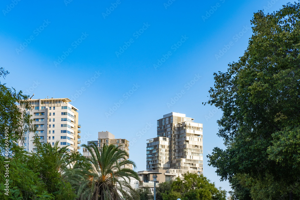Modern apartments in Barcelona in Catalonia Spain Modern apartments in Barcelona in Catalonia Spain