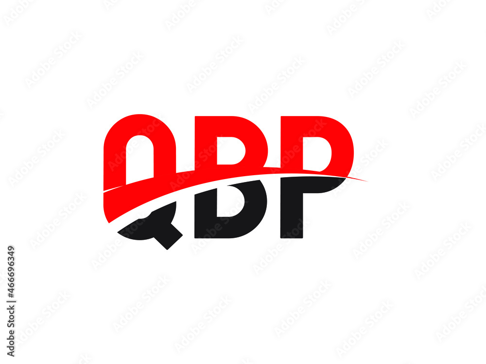 QBP Letter Initial Logo Design Vector Illustration QBP Letter Initial Logo Design Vector Illustration
