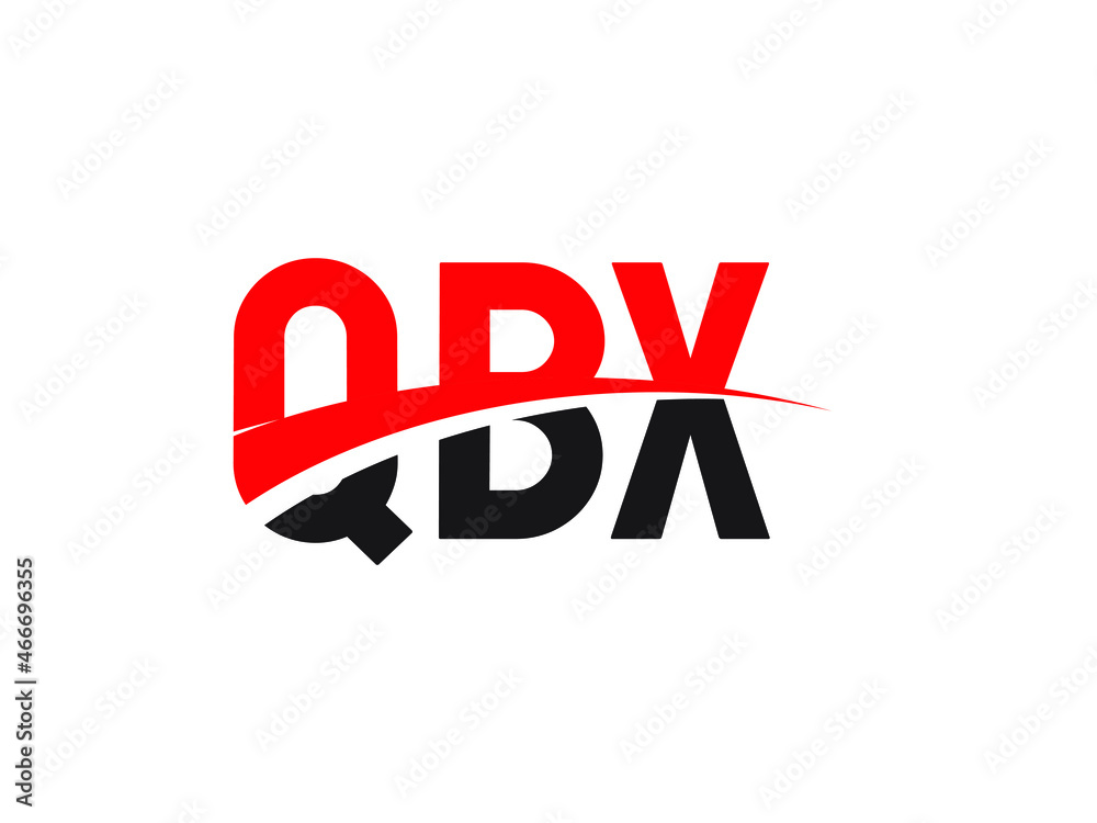 QBX Letter Initial Logo Design Vector Illustration QBX Letter Initial Logo Design Vector Illustration