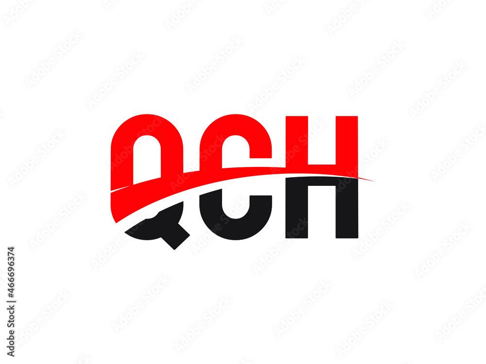 QCH Letter Initial Logo Design Vector Illustration QCH Letter Initial Logo Design Vector Illustration