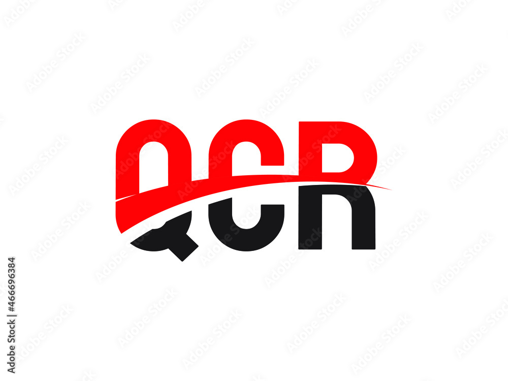 QCR Letter Initial Logo Design Vector Illustration QCR Letter Initial Logo Design Vector Illustration