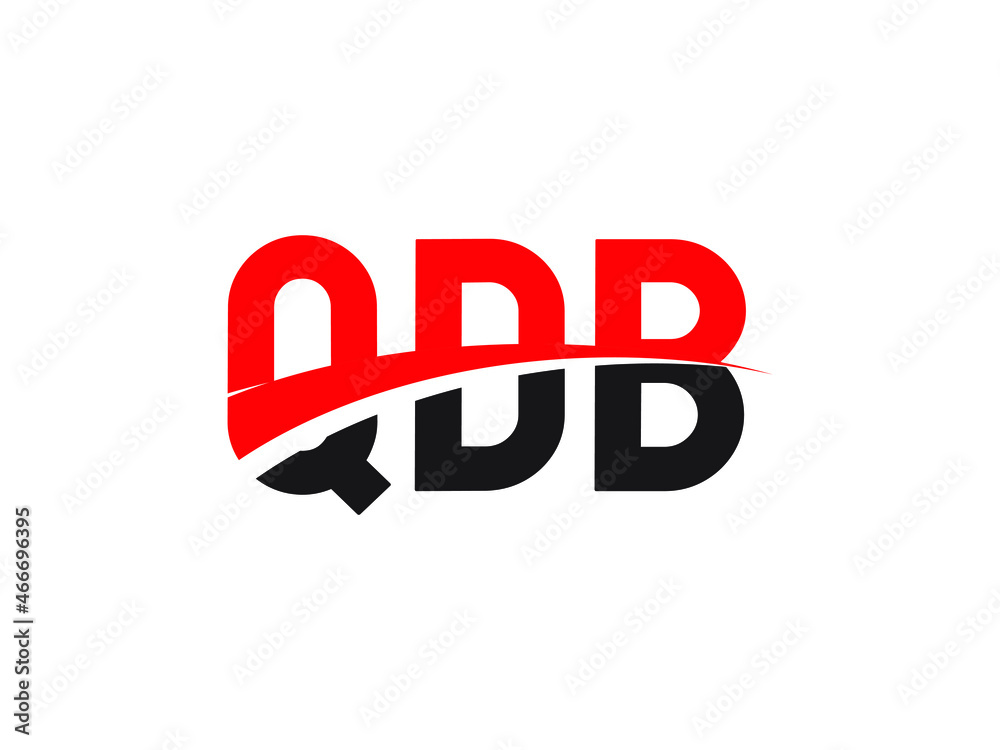 QDB Letter Initial Logo Design Vector Illustration QDB Letter Initial Logo Design Vector Illustration