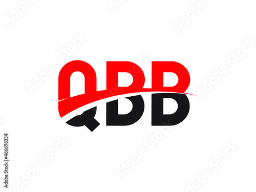 QBB Letter Initial Logo Design Vector Illustration