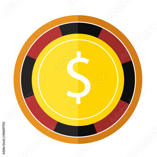 Illustration of Casino Roulette gambling
