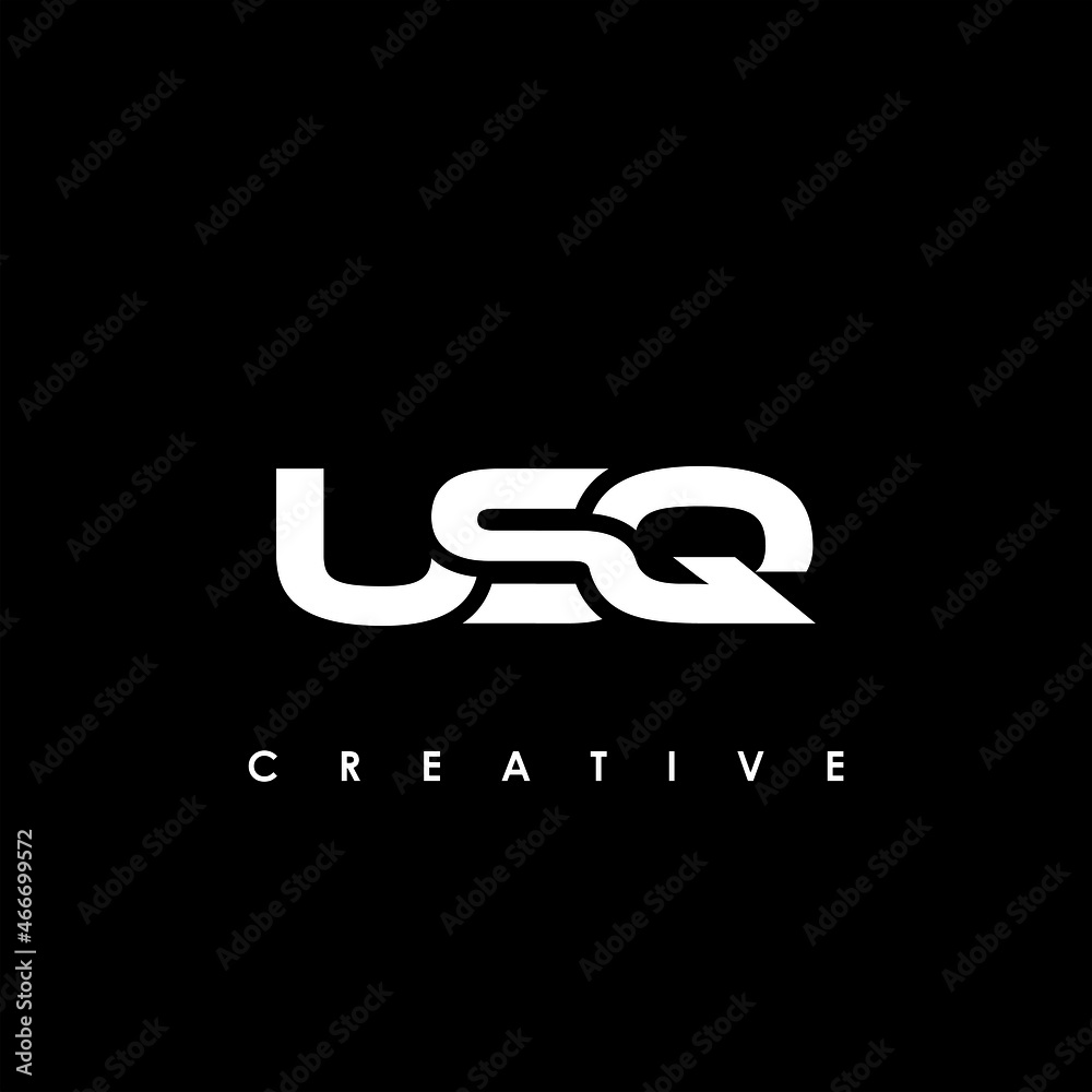 USQ Letter Initial Logo Design Template Vector Illustration USQ Letter Initial Logo Design Template Vector Illustration