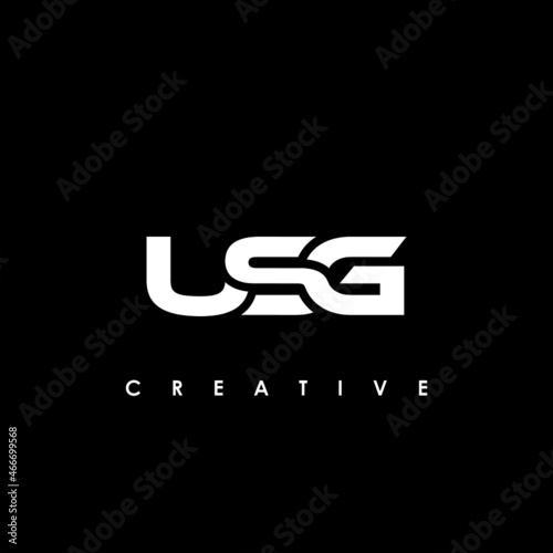 USG Letter Initial Logo Design Template Vector Illustration