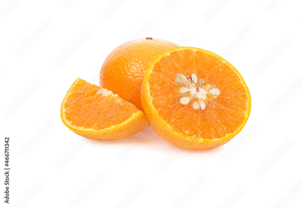 fresh orange isolated on white background fresh orange isolated on white background