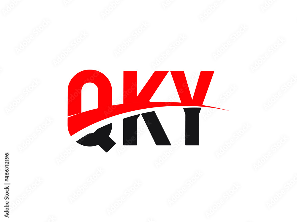 QKY Letter Initial Logo Design Vector Illustration QKY Letter Initial Logo Design Vector Illustration