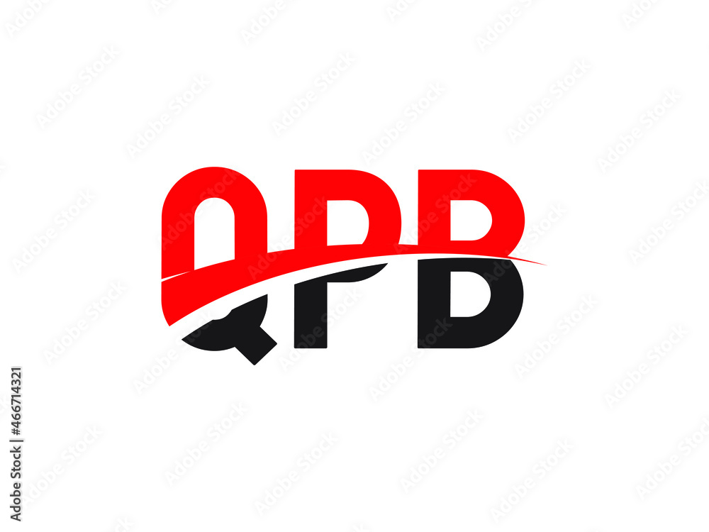 QPB Letter Initial Logo Design Vector Illustration QPB Letter Initial Logo Design Vector Illustration