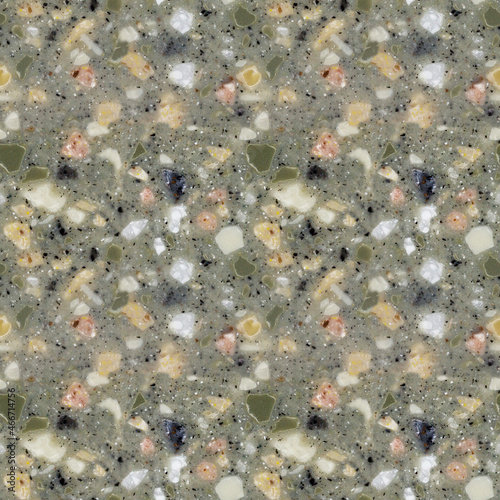 Seamless texture. Artificial stone. Quarry canyon.