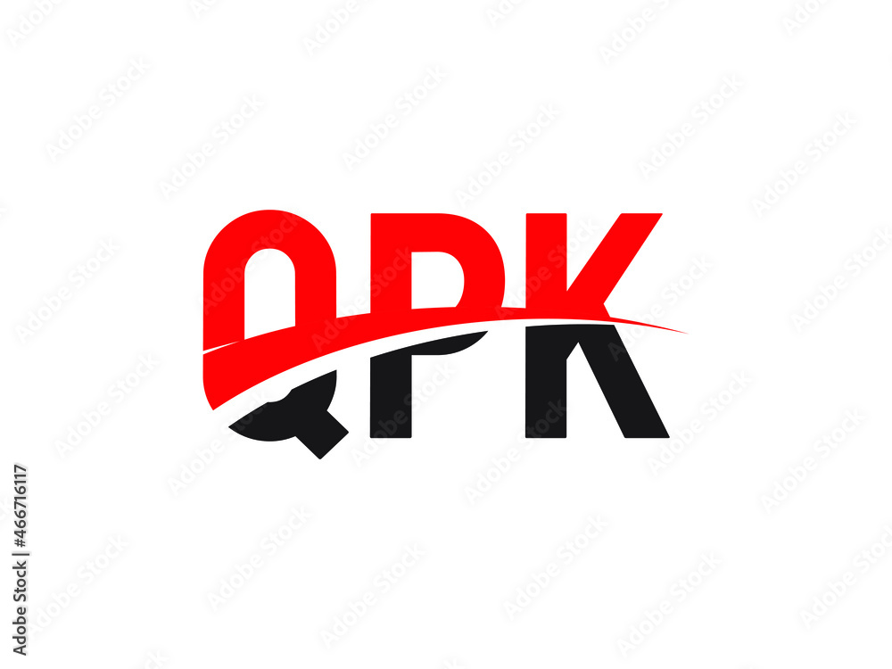 QPK Letter Initial Logo Design Vector Illustration QPK Letter Initial Logo Design Vector Illustration
