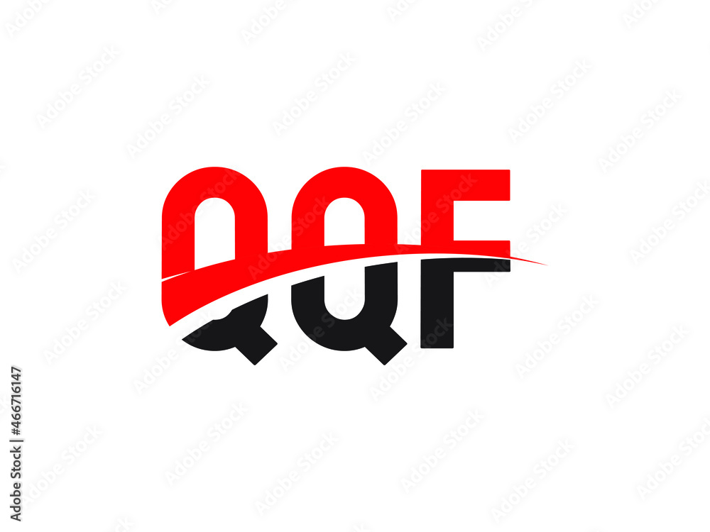 Fototapeta premium QQF Letter Initial Logo Design Vector Illustration