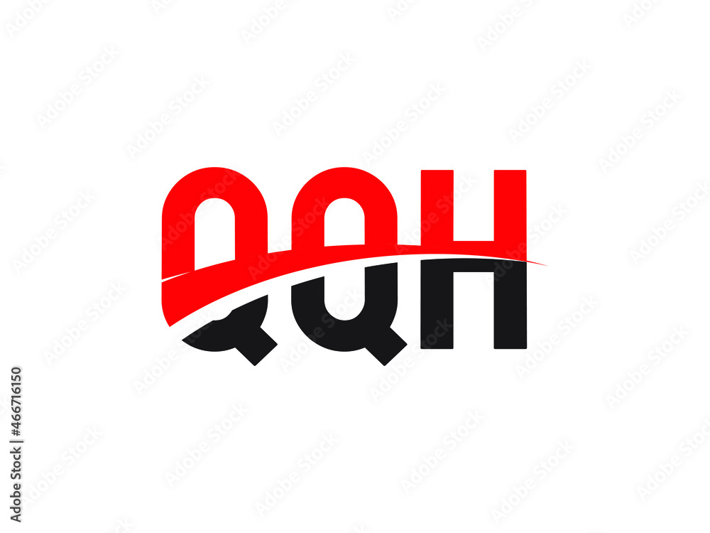 QQH Letter Initial Logo Design Vector Illustration QQH Letter Initial Logo Design Vector Illustration