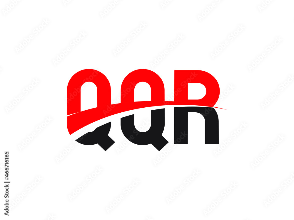 QQR Letter Initial Logo Design Vector Illustration QQR Letter Initial Logo Design Vector Illustration