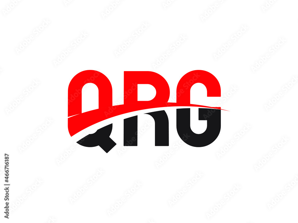 QRG Letter Initial Logo Design Vector Illustration QRG Letter Initial Logo Design Vector Illustration