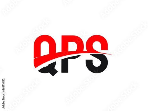 QPS Letter Initial Logo Design Vector Illustration