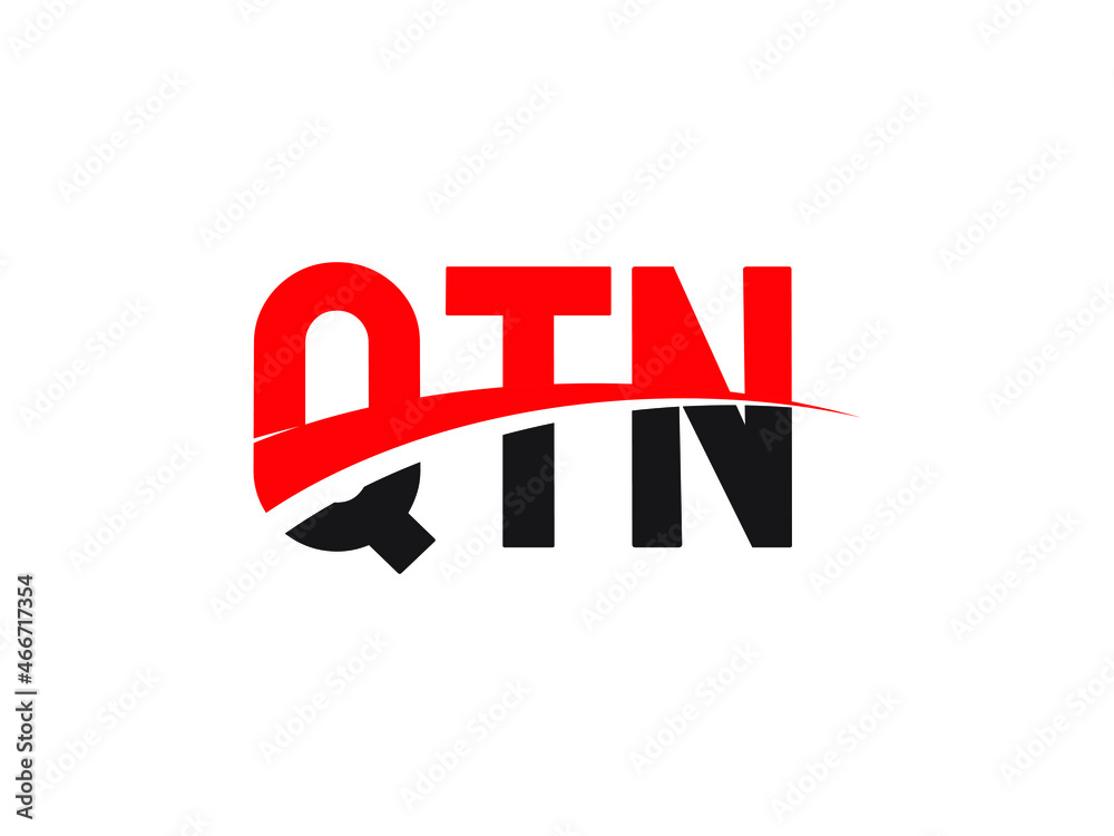 QTN Letter Initial Logo Design Vector Illustration