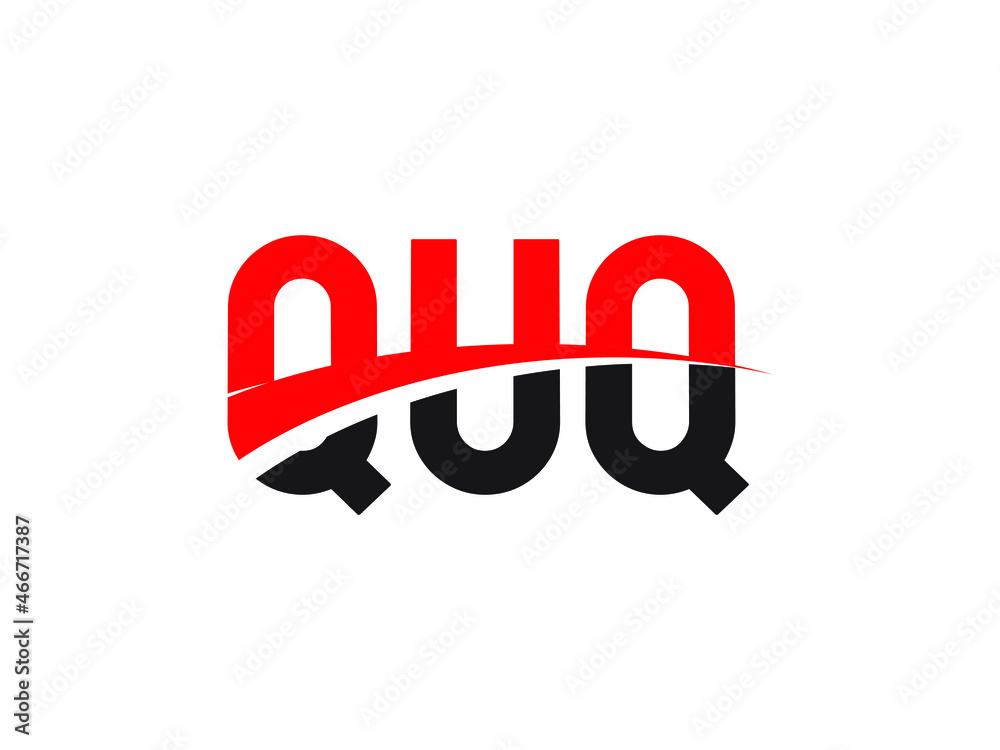 QUQ Letter Initial Logo Design Vector Illustration QUQ Letter Initial Logo Design Vector Illustration