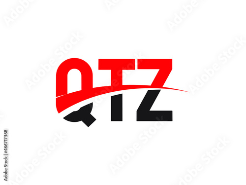 QTZ Letter Initial Logo Design Vector Illustration photo