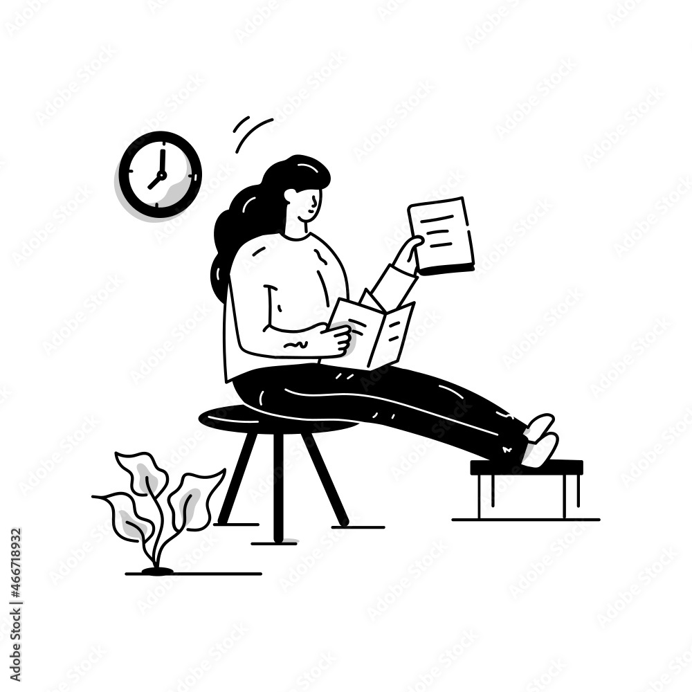 Fototapeta premium Reading