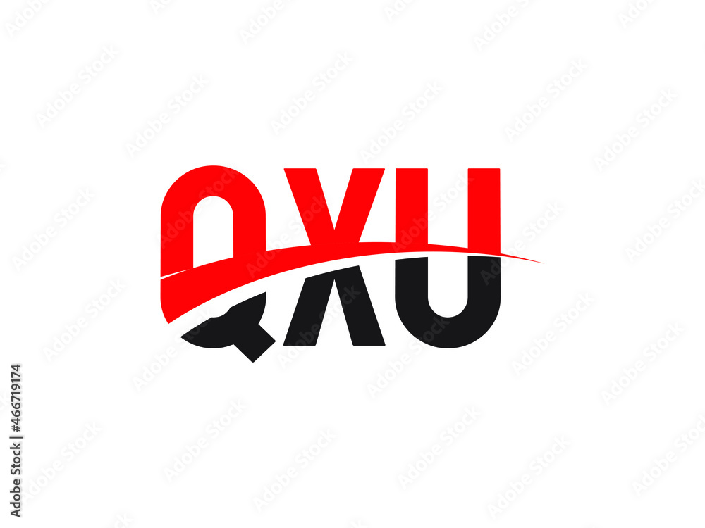 QXU Letter Initial Logo Design Vector Illustration QXU Letter Initial Logo Design Vector Illustration