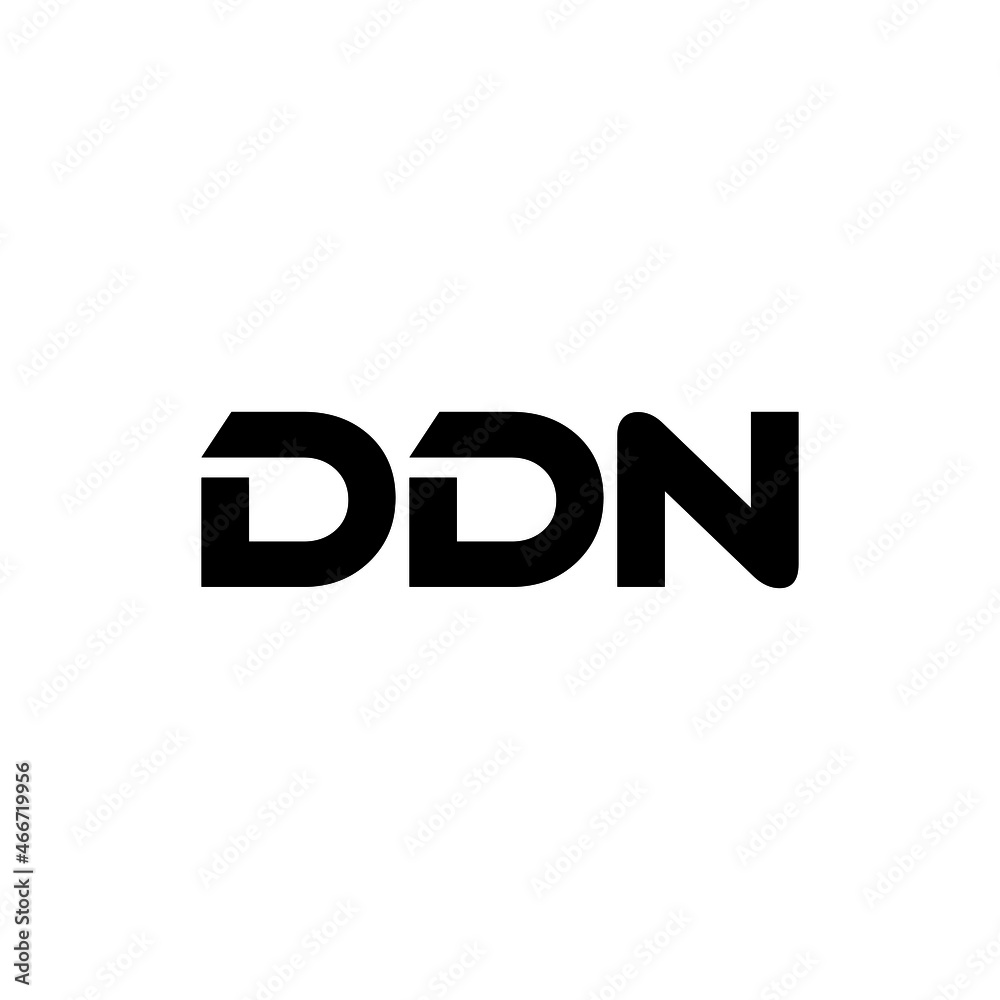 DDN letter logo design with white background in illustrator, vector logo modern alphabet font overlap style. calligraphy designs for logo, Poster, Invitation, etc.
