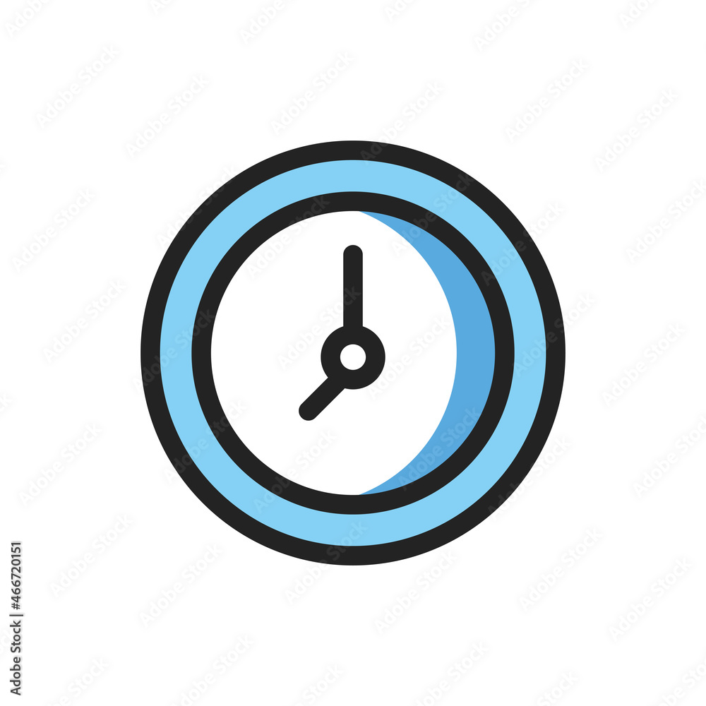 Clock icon vector illustration design Clock icon vector illustration design
