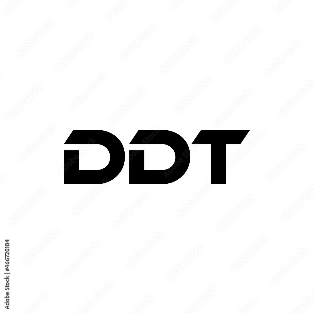 DDT letter logo design with white background in illustrator, vector logo modern alphabet font overlap style. calligraphy designs for logo, Poster, Invitation, etc.