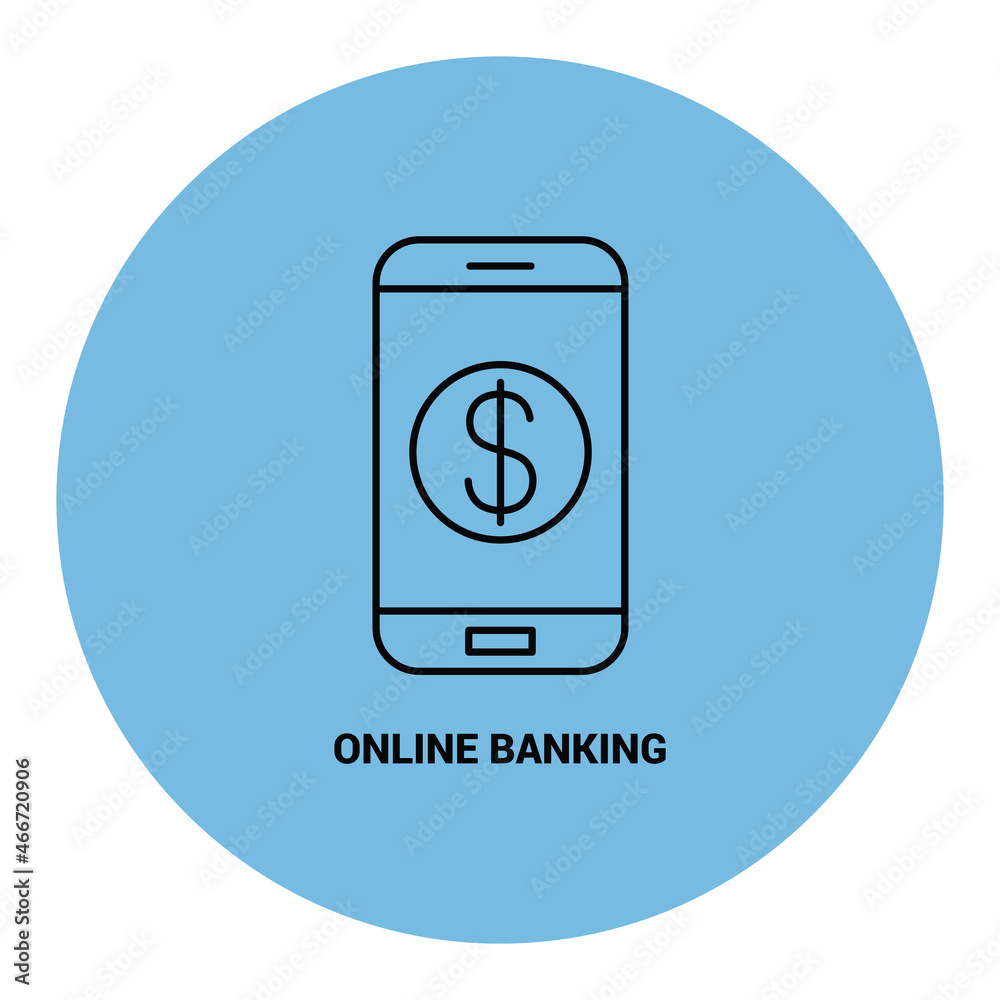 Online banking icon vector illustration design Online banking icon vector illustration design