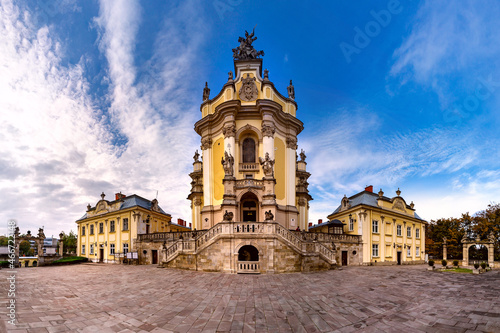 Panorama of St George Cathedral in Lviv, Ukraine