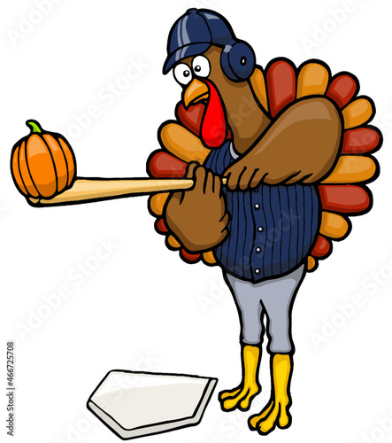 cartoon turkey basketball player | thanksgiving
