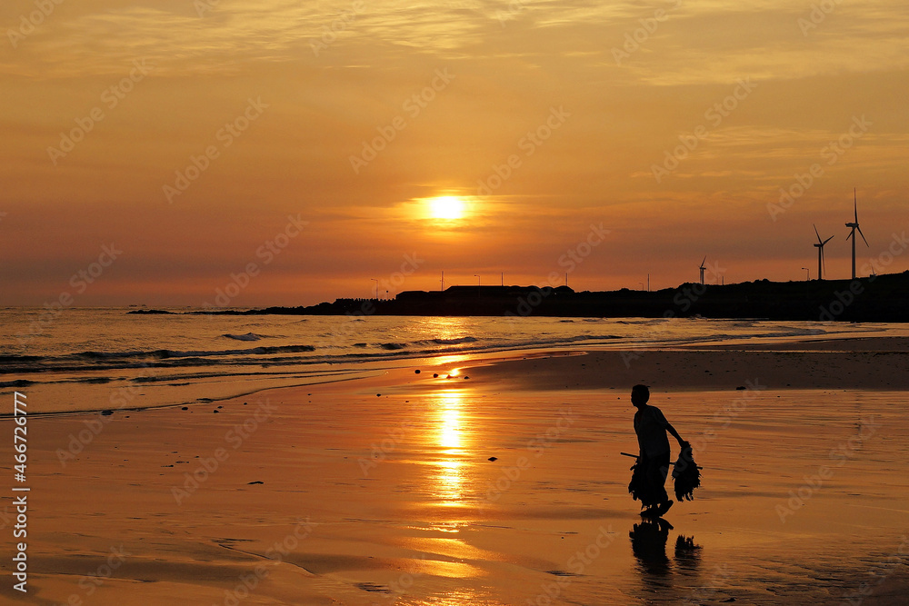 Sunset at Jeju Beach