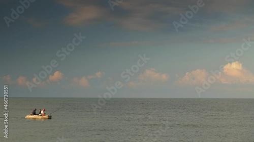 Wallpaper Mural Morning on the seashore. A pebble beach and gentle sea waves roll onto the shore Torontodigital.ca