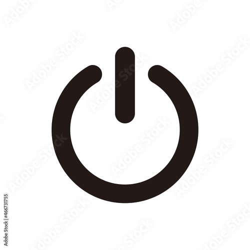 power button icon vector illustration symbol