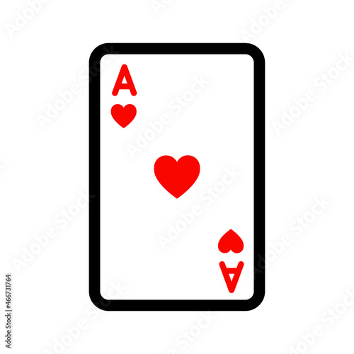 ace playing card icon
