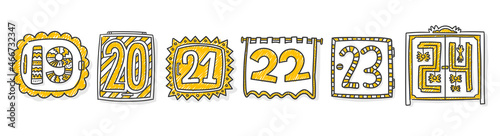 Adventskalender, Weihnachtskalender 19-24