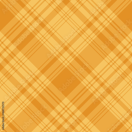 Seamless pattern in positive yellow and orange colors for plaid, fabric, textile, clothes, tablecloth and other things. Vector image. 2