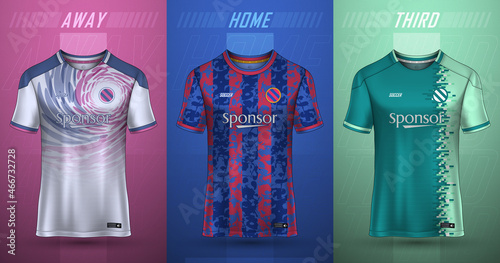Premium collection of soccer jerseys