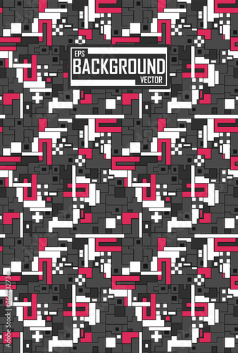 Abstract pattern with geometric concept